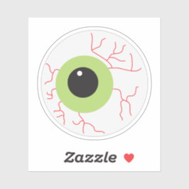 Adesivo Halloween Scary Eyeball