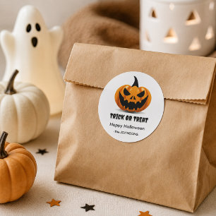 Adesivo Halloween Scary Jack-o-Lanterna -