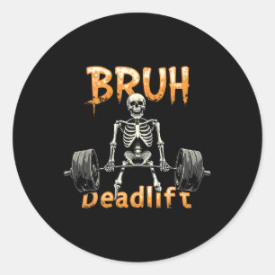 Adesivo Halloween Skeleton Deadelevation Engraçado Malhaçã