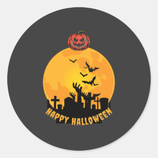 Adesivo Halloween Skeleton Hands  | Funny Spooky Pumpkin 
