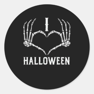 Adesivo Halloween Skeleton Mãos Corações Mulheres Bonitas