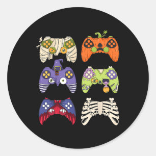 Adesivo Halloween Skeleton Zombie Controladoras de Jogos M