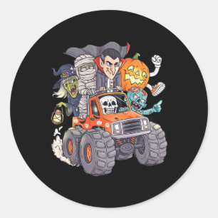 Adesivo Halloween Skeleton Zombie Monster Vampire Bo