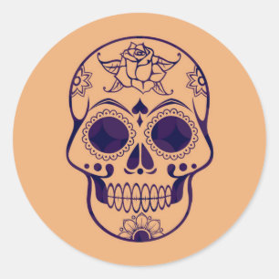 Adesivo Halloween Skull