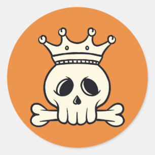 Adesivo Halloween Skull
