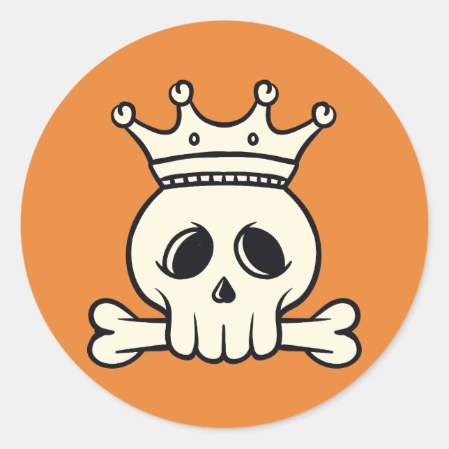 Adesivo Halloween Skull (Frente)