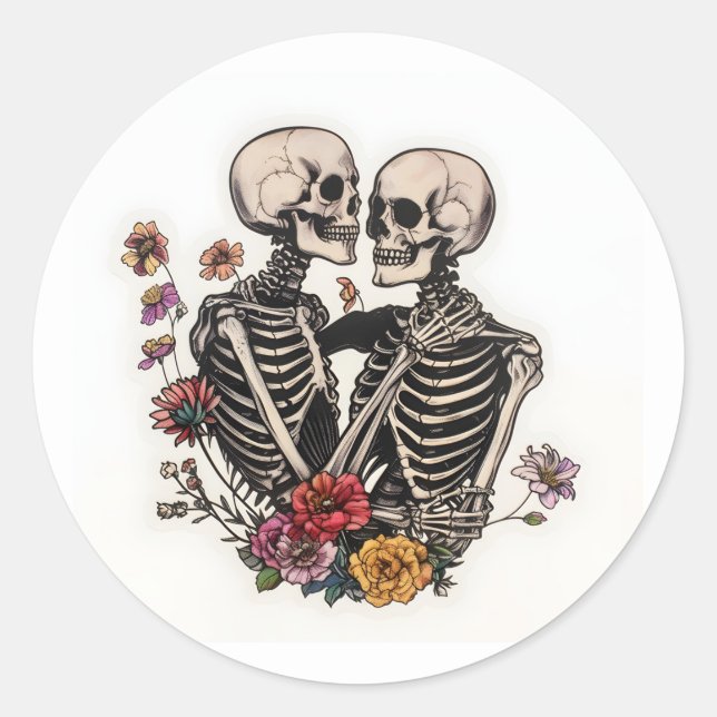 Adesivo Halloween Skull (Frente)