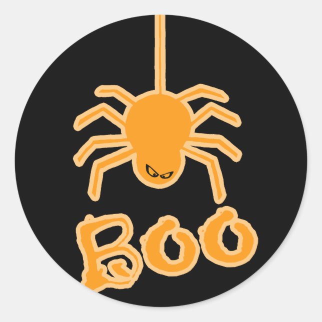 Adesivo Halloween Spider Boo (Frente)