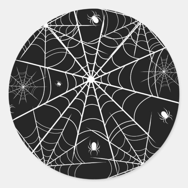 Adesivo Halloween Spider Web (Frente)
