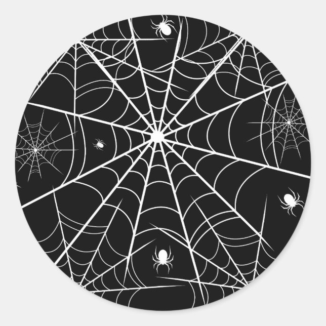 Adesivo Halloween Spider Web (Frente)