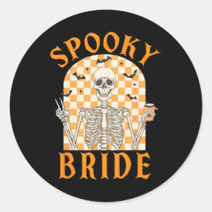 Adesivo Halloween Spooky Noiva Bridesmaid Skeleton