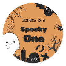 Halloween Sppoky One First Festa de aniversário