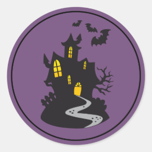 Adesivo Halloween Stickers-Casa Assombrada