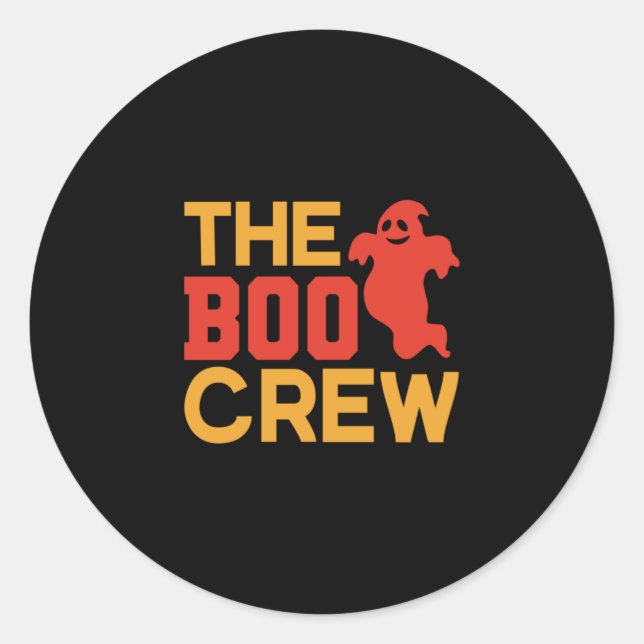 Adesivo Halloween The Boo Crew (Frente)