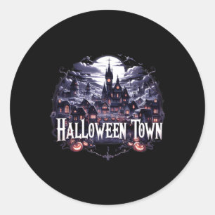 Adesivo Halloween Town Skeleton Ghost Pumpkin Halloween