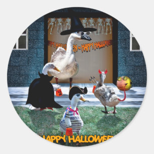 Adesivo Halloween Trick ou Hora do Tratamento!