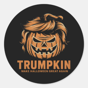 Adesivo Halloween Trumpkin Faz Excelente de Halloween nova