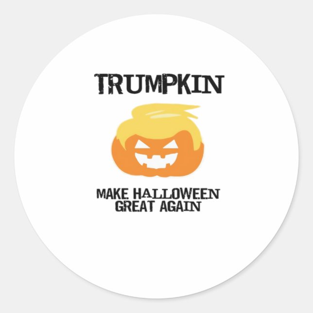 Adesivo Halloween Trumpkin V3 (Frente)