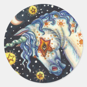 ADESIVO HALLOWEEN UNICORNS, STAR HORSE E FANTASIA DE COLT