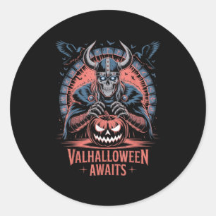 Adesivo Halloween Valhalloween Aguarda - Valhalla Viking S