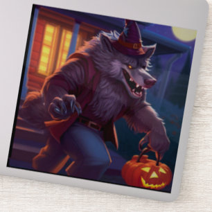 Adesivo Halloween/werewolf/outono/outono