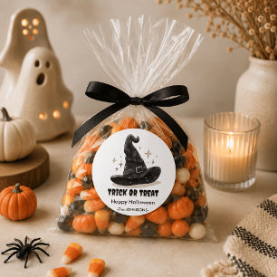 Adesivo Halloween Witch Hat Spooky Design -