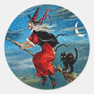 Adesivo Hallowe'en Witch Sticker