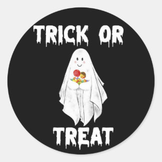 Adesivo Hallowen Funny White Ghost