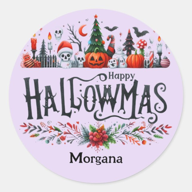 Adesivo Hallowmas Stickers Halloween Mashup (Frente)