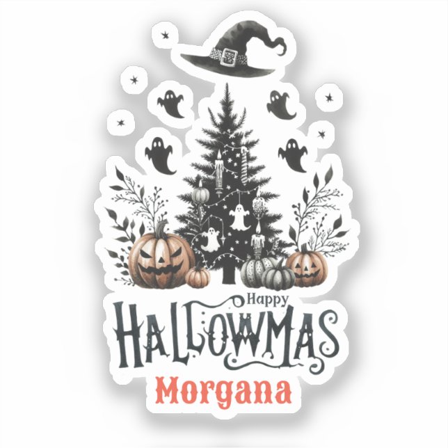 Adesivo Hallowmas Stickers Halloween Mashup (Frente)
