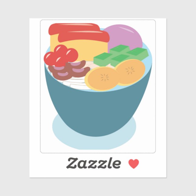 Adesivo Halo-halo (Folha)