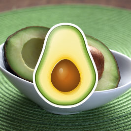 Adesivo Halved Avocado