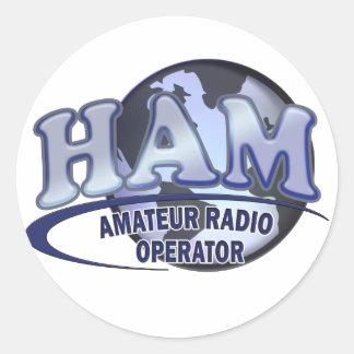 Adesivo HAM WORLD LOGO Rádio Amador