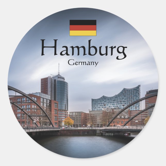 Adesivo Hamburg Souvenir (Frente)