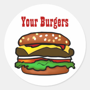 Adesivo Hamburger Sticker