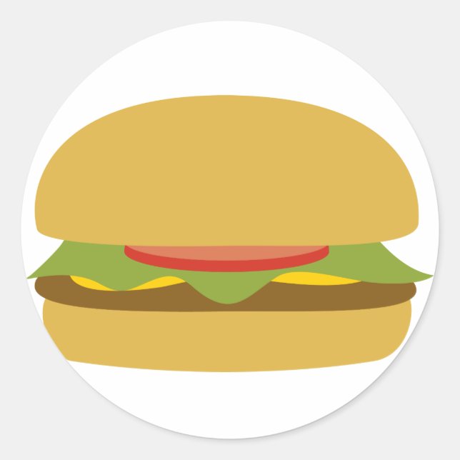 Adesivo Hamburger Sticker (Frente)