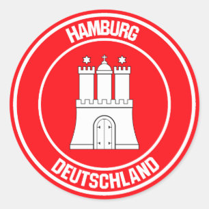 Adesivo Hamburgo Round Emblem