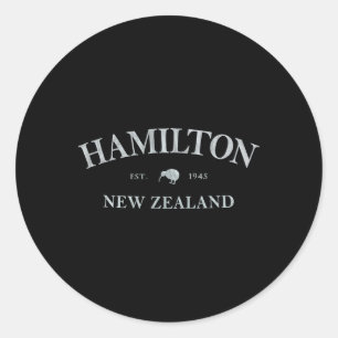 Adesivo Hamilton Nova Zelândia Hamilton Nz Impressão Gráfi