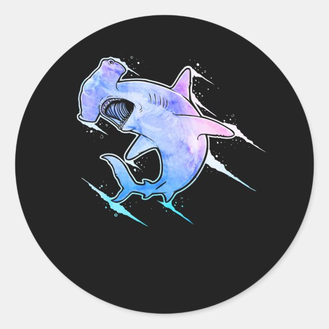 Adesivo Hammerhead Shark Lover Marine Life Hamhead Shar (Frente)