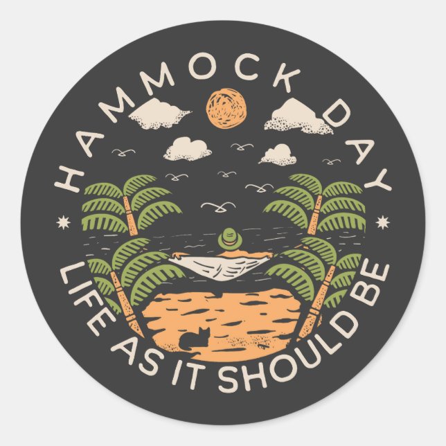 Adesivo Hammock Day Life como deveria (Frente)