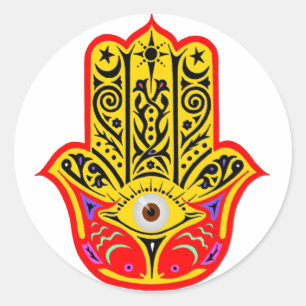 Adesivo Hamsa - Hamsa mágico