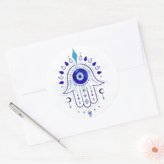 Adesivo Hamsa Mau Eye Hand