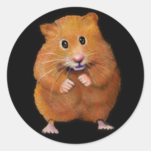 ADESIVO HAMSTER: ARTE NO PRETO: LÁPIS DA COR