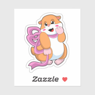 Adesivo Hamster com Faixa de Opções