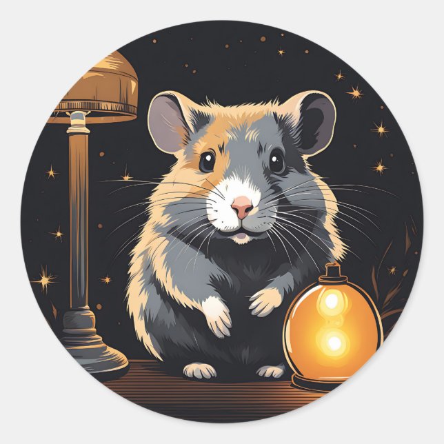 Adesivo Hamster Cozy Ambiance (Frente)