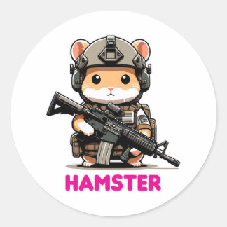 Adesivo Hamster Tático
