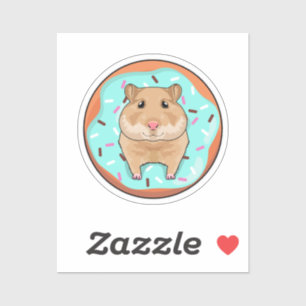 Adesivo Hamster with Donut