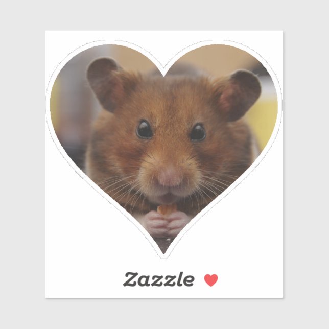 Adesivo Hamsters de Amor (Folha)