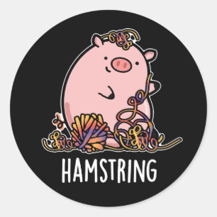 Adesivo Hamstring Funny Pig Dark BG