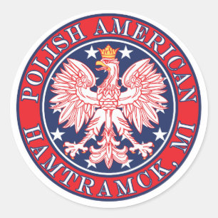 Adesivo Hamtramck Michigan Polonês